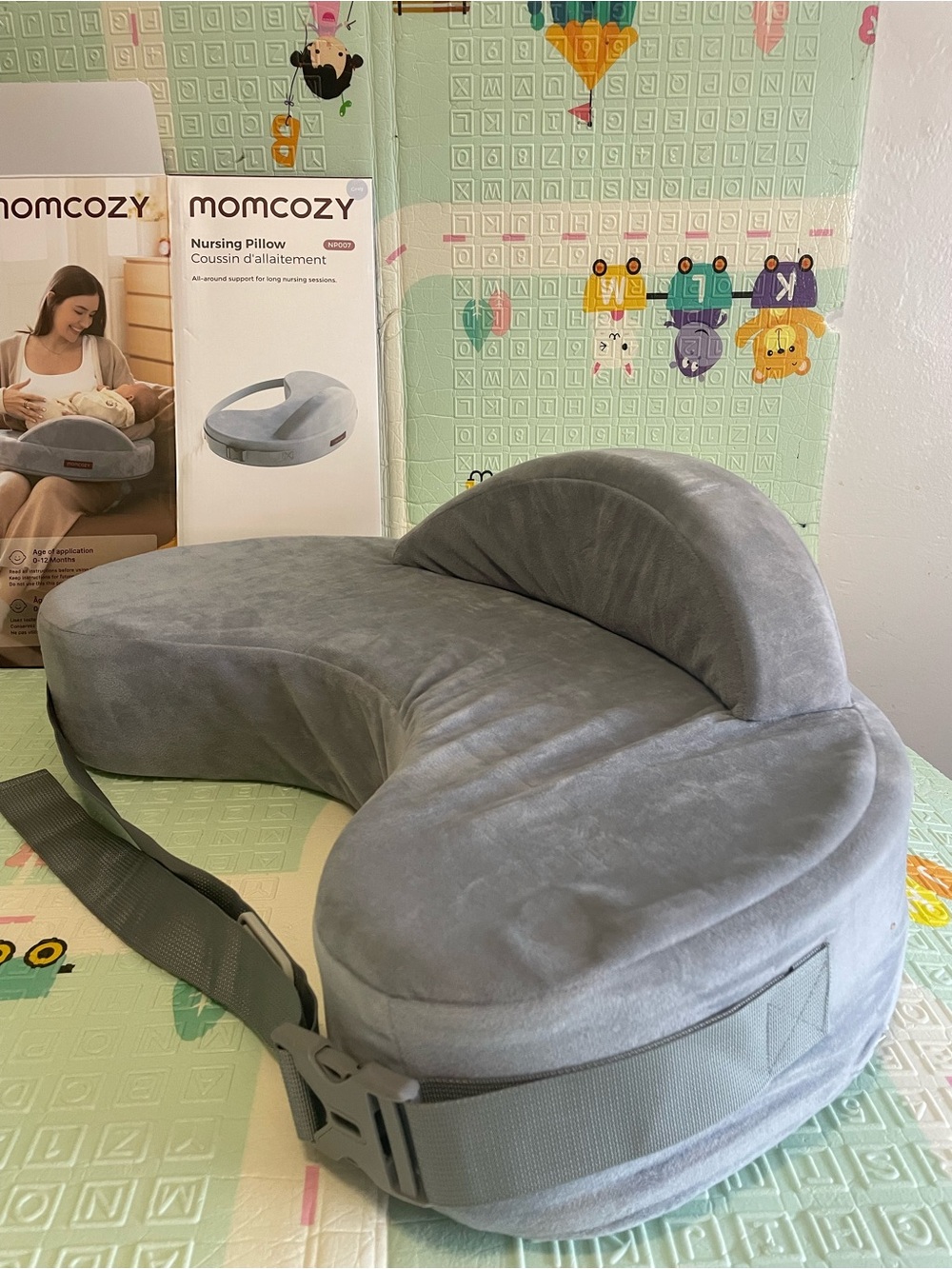 Momcozy Innovative Safety Guard Nursing Pillow - Picture 7 of 11